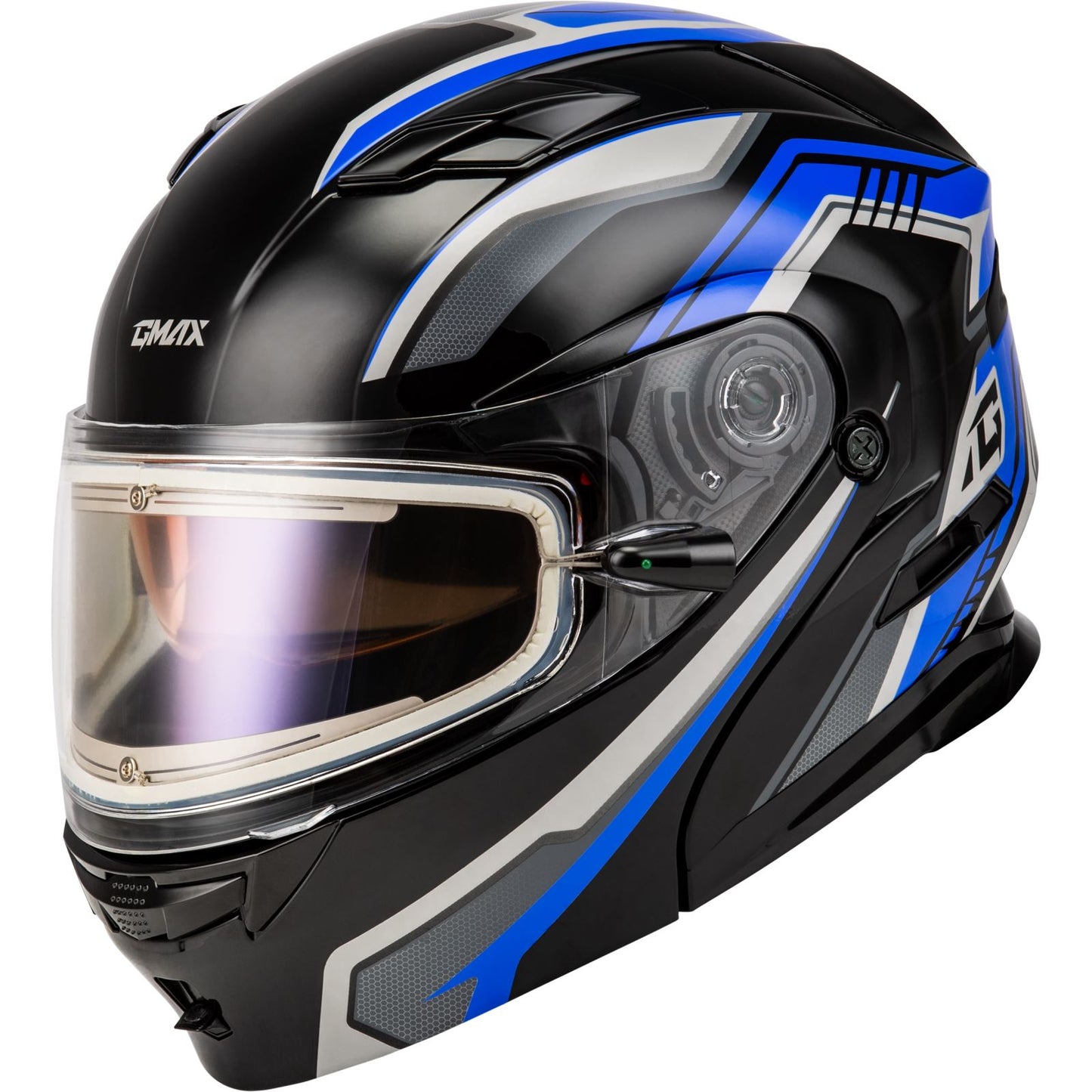 GMax MD-01S Transistor Snow Helmet - Blue/Black - 3XL OPEN BOX [MPN: M40139439]_1873986
