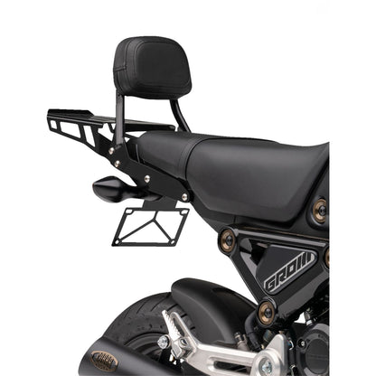 Cobra Sissy Bar Luggage Rack - Black - Laser Cut 02-3607B_1366518