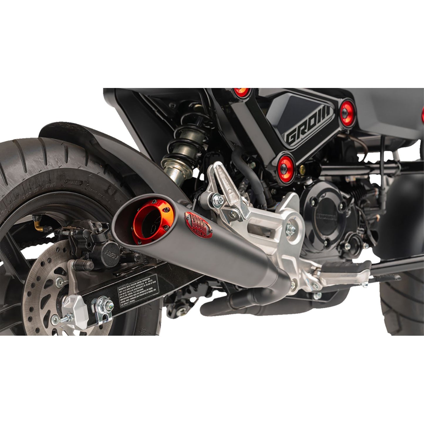 Cobra Red Tip Slip-On Muffler - Grom for Honda 1137BR_1366543