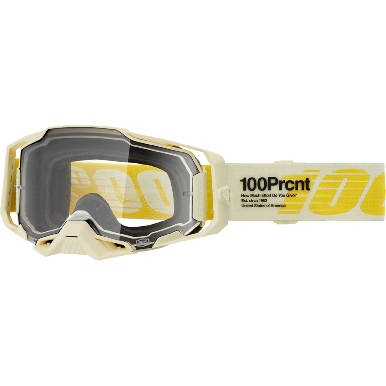 100% Armega Goggle - Barely - Clear 50004-00026_1334096