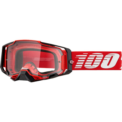 100% Armega Goggle - Red /Clear 50004-00033_1367662