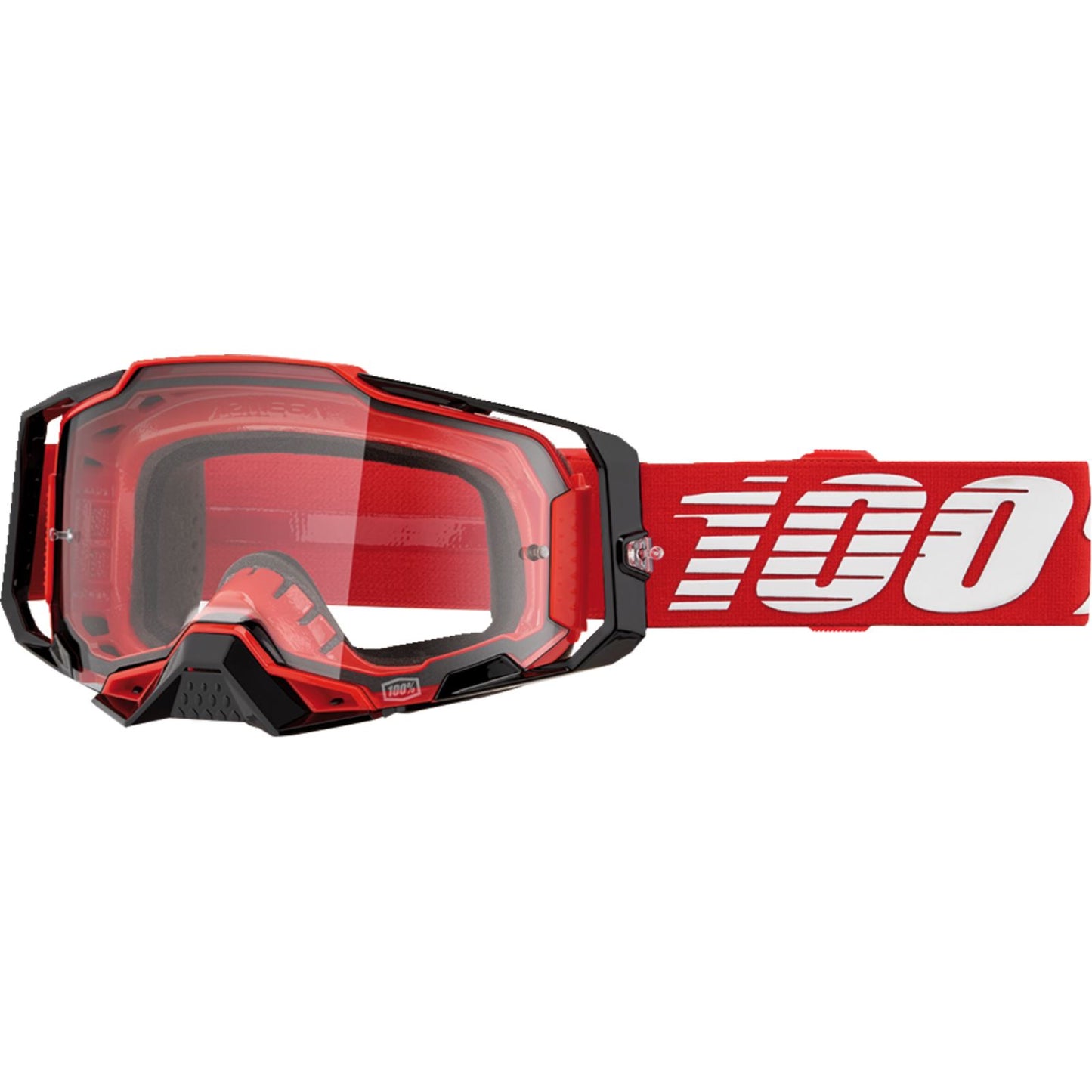 100% Armega Goggle - Red /Clear 50004-00033_1334127