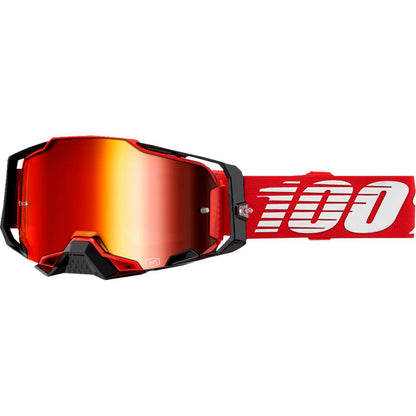 100% Armega Goggle - Red - Red Mirror 50005-00033_1334160