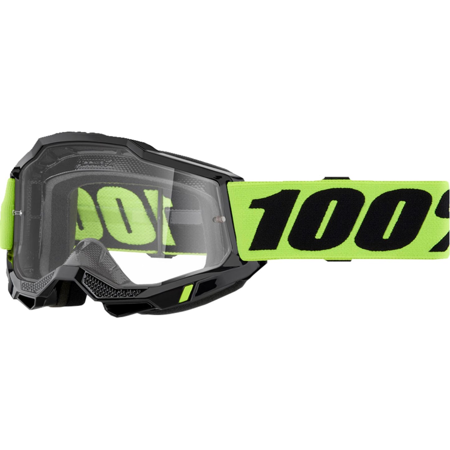 100% Accuri 2 Goggle - Neon Yellow - Clear Lens 50013-00040_1334170