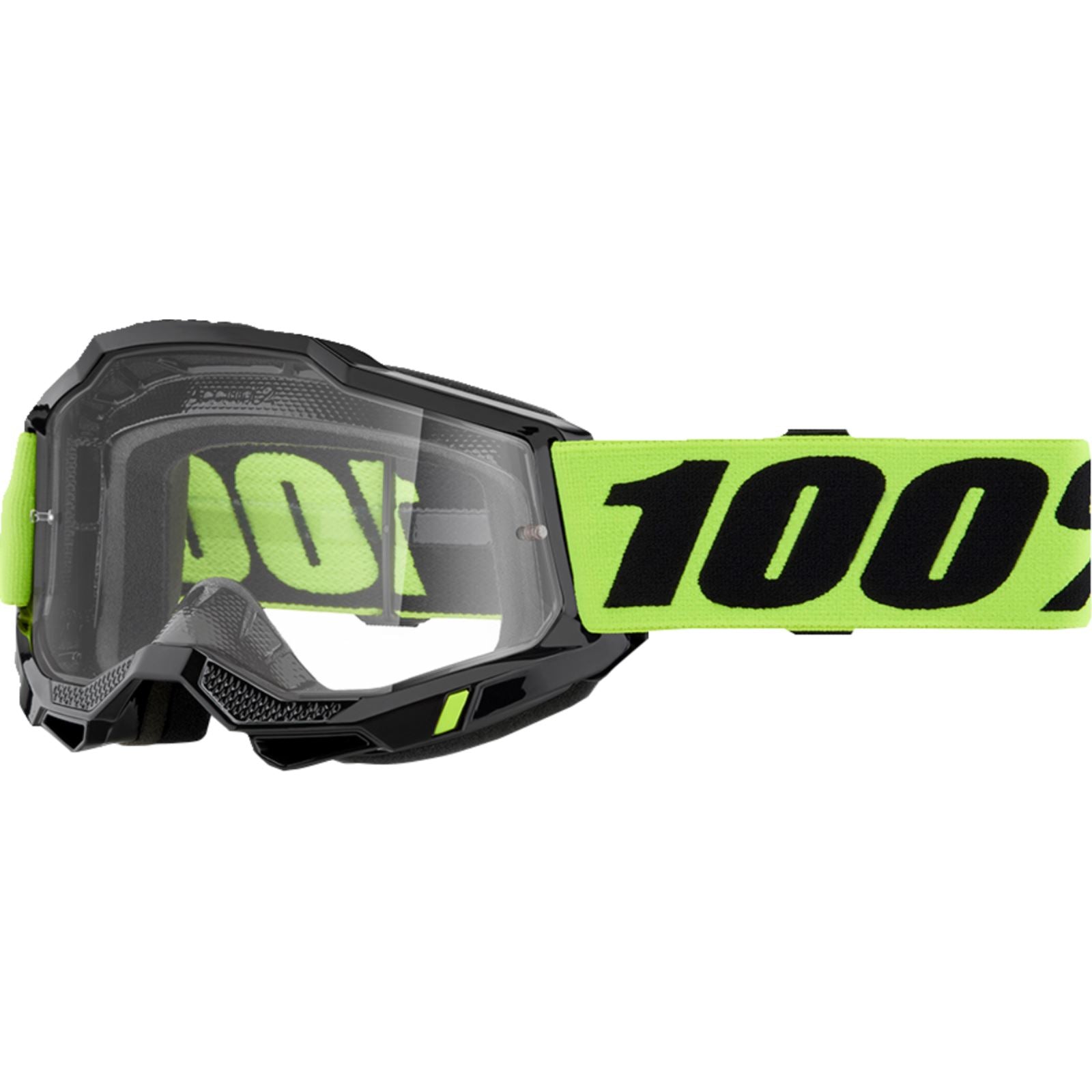 100% Accuri 2 Goggle - Neon Yellow - Clear Lens 50013-00040_1334170