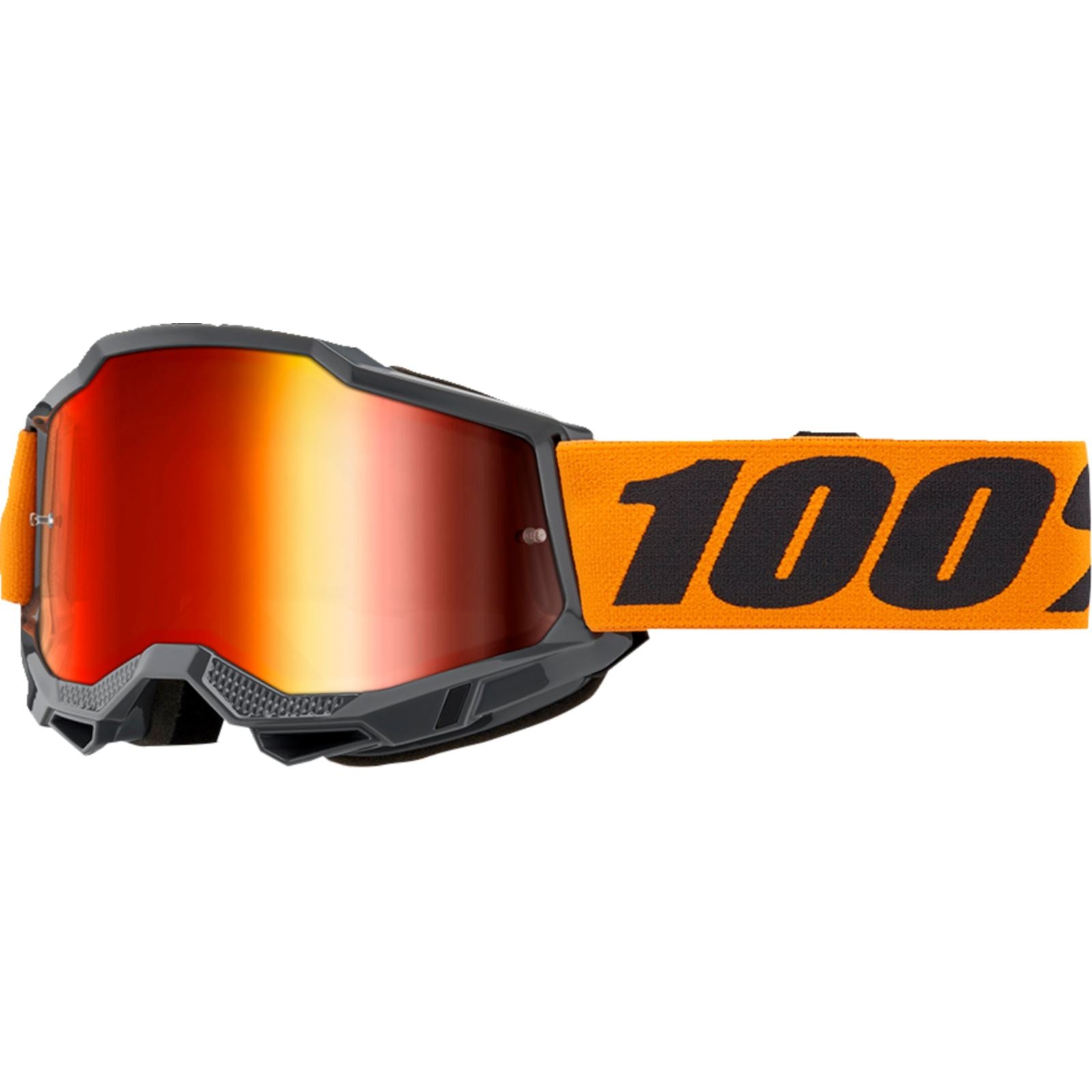 100% Accuri 2 Goggle - Orange - Red Mirror 50014-00041_1334133
