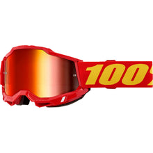 100% Accuri 2 Goggle - Red - Mirror Red Lens 50014-00042_1334134
