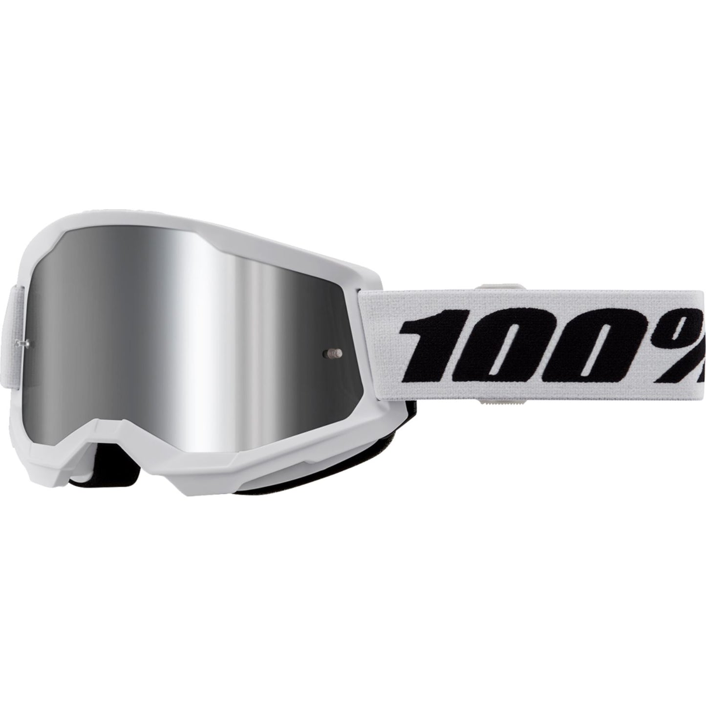 100% Strata 2 - White - Mirror Silver OPEN BOX [MPN: 50028-00019]_1861593