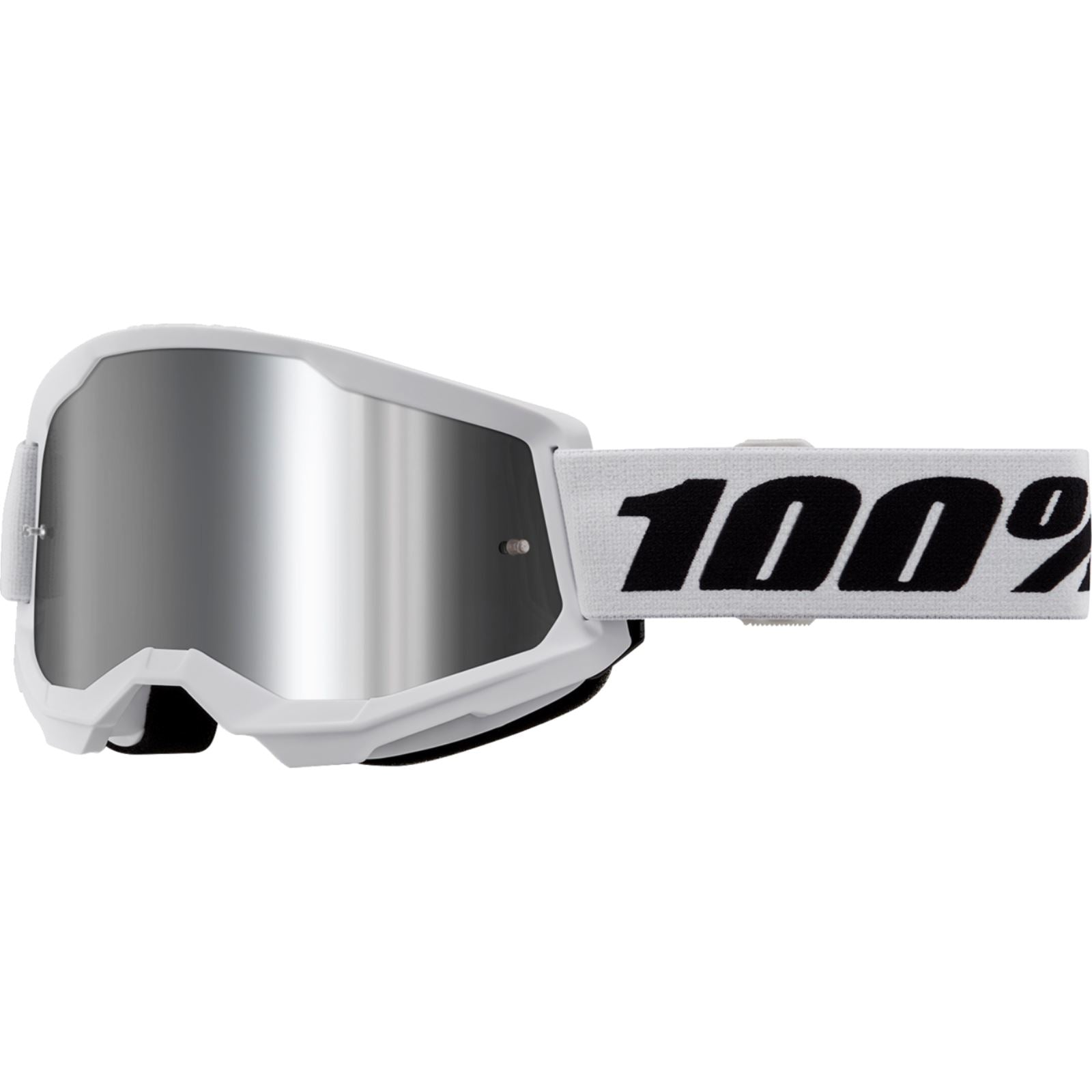 100% Strata 2 - White - Mirror Silver OPEN BOX [MPN: 50028-00019]_1861593