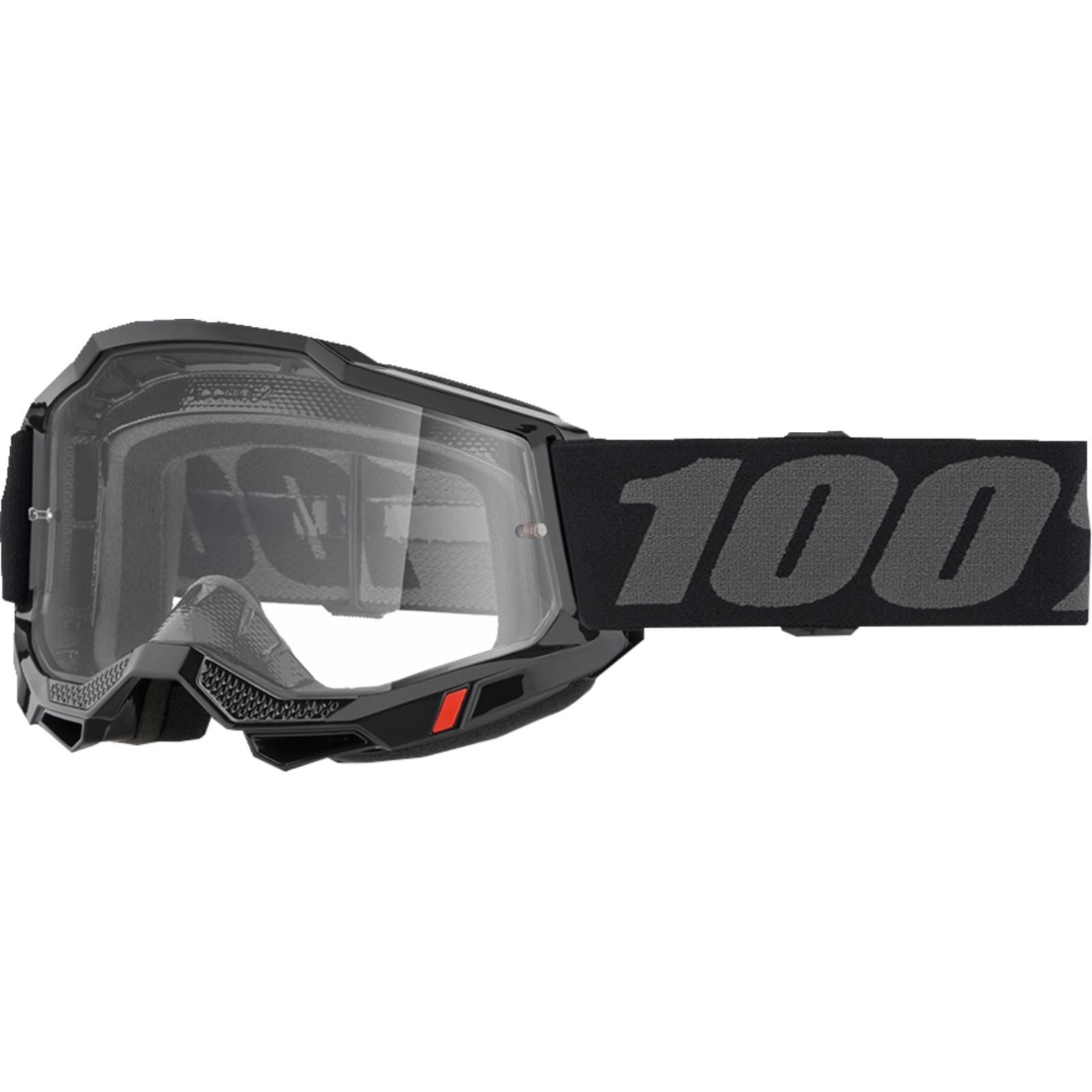 100% Accuri 2 OTG Goggle - Black - Clear 50018-00006_1334224