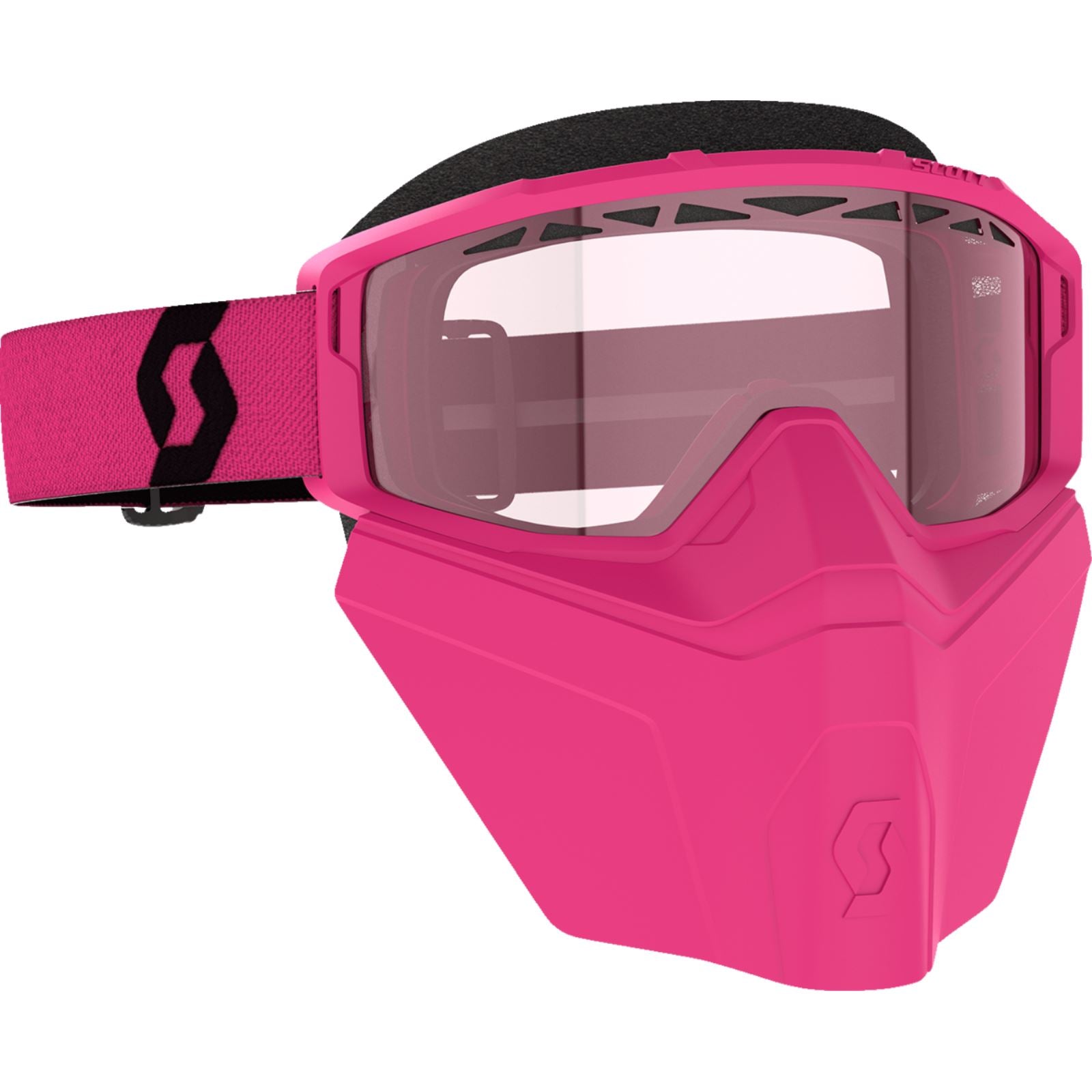 Scott Primal Safari Facemask Snow Goggles - Pink/Pink - Dual Lens-Rose 278608-1665134_1334420