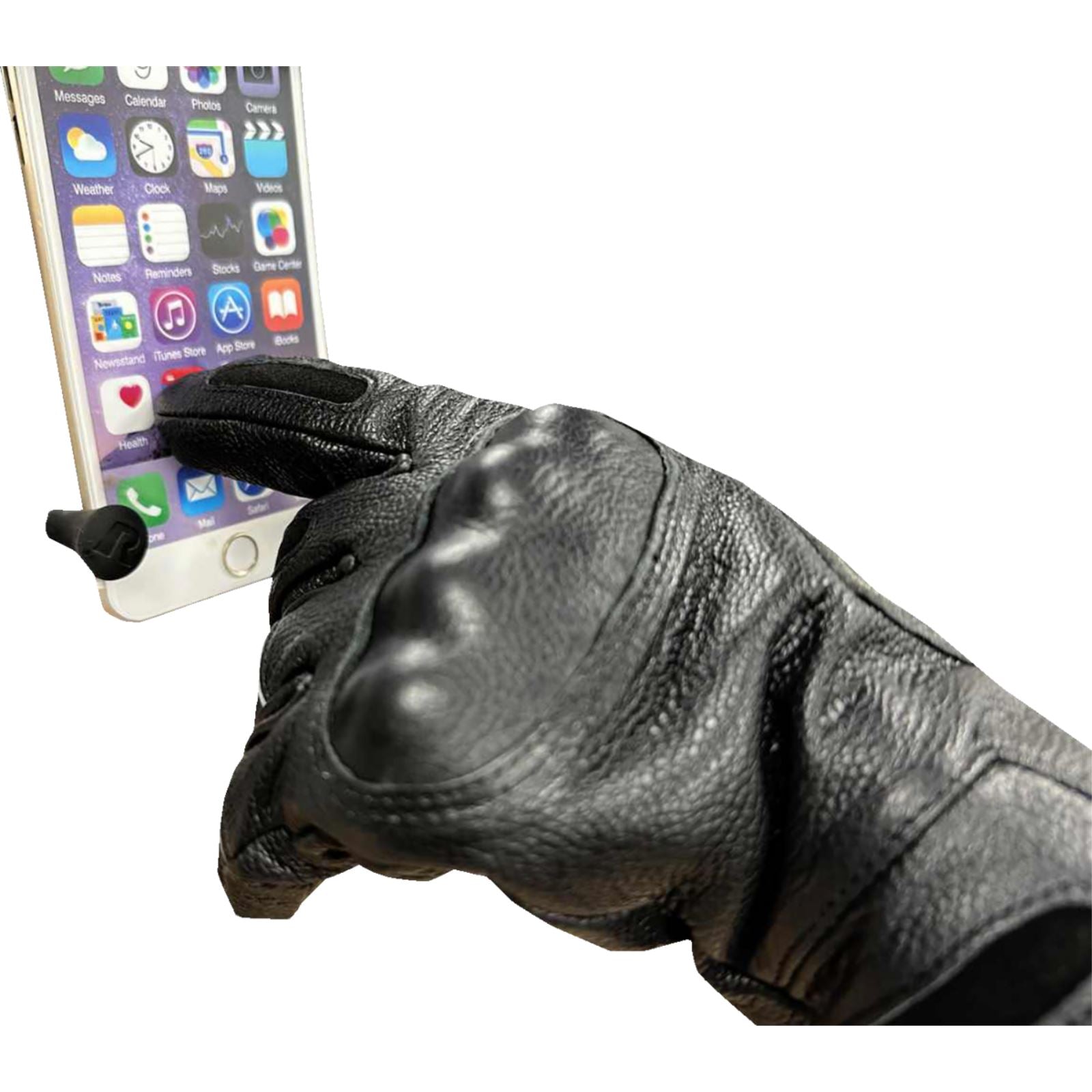 Gears Knuckle Armor Heated Gloves - Black_1334700
