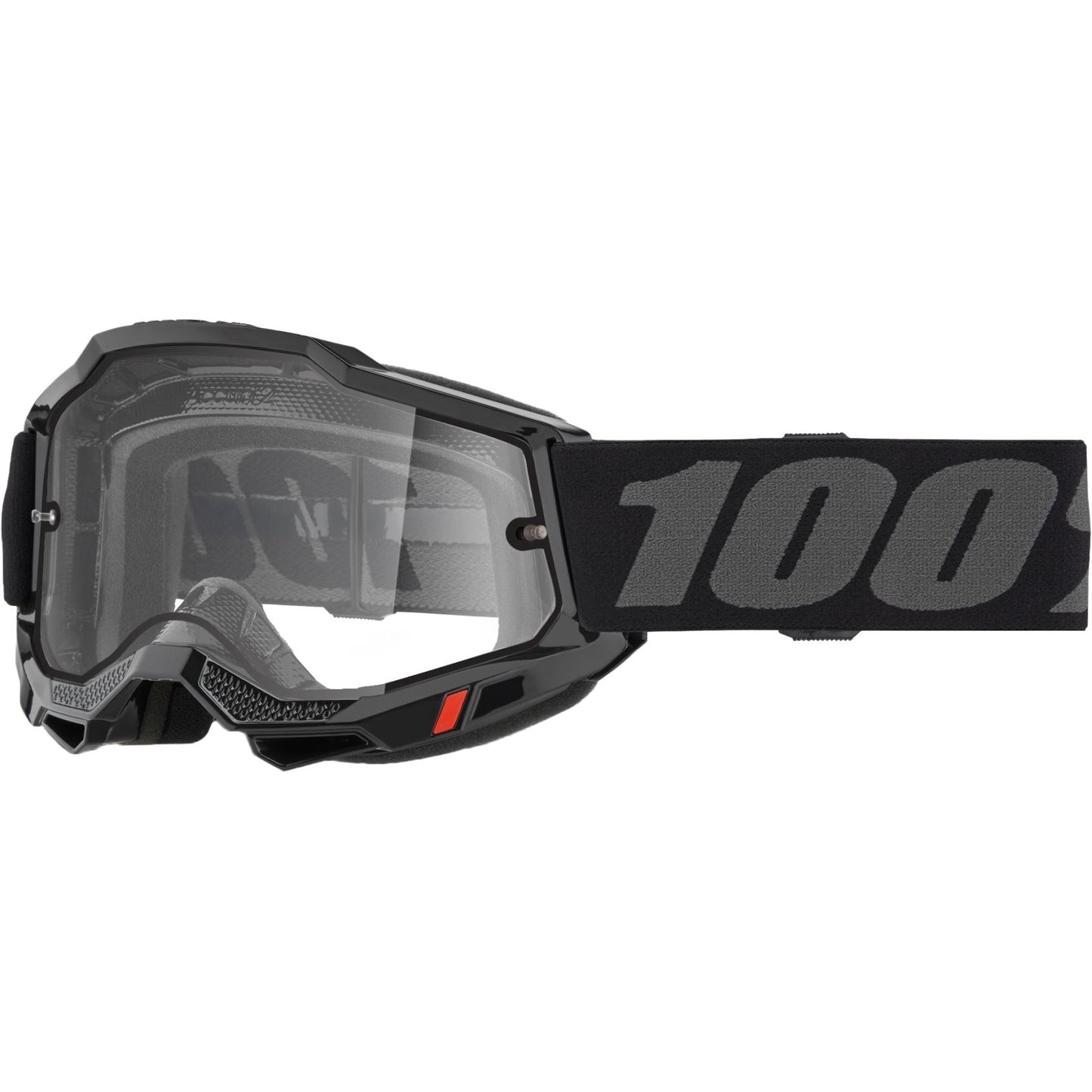 100% Accuri 2 - Enduro Moto - Black/Clear 50015-00006_1367697