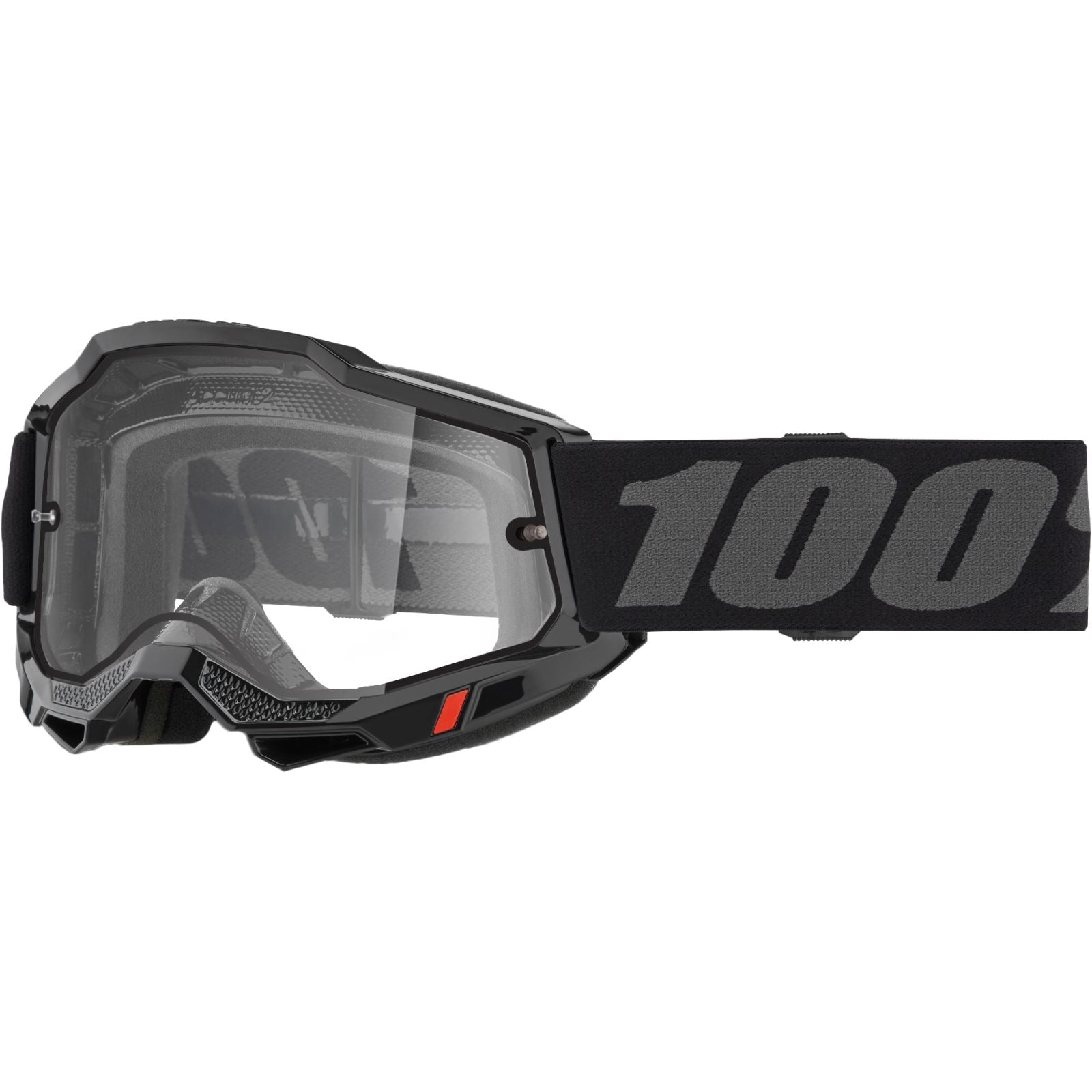 100% Accuri 2 - Enduro Moto - Black/Clear 50015-00006_1367697
