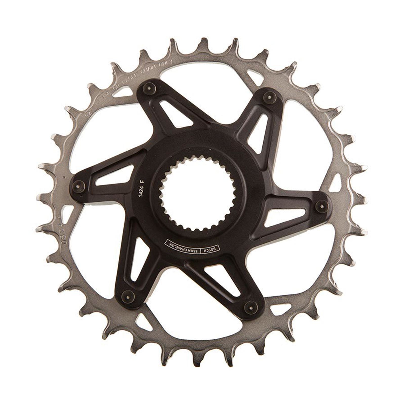 SRAM XX Eagle T-Type DM E-MTB Bosch  Chainring  Teeth: 32  Speed: 12  BCD: Direct Mount Bosch  Black [MPN: 11.6218.059.002]_1490015