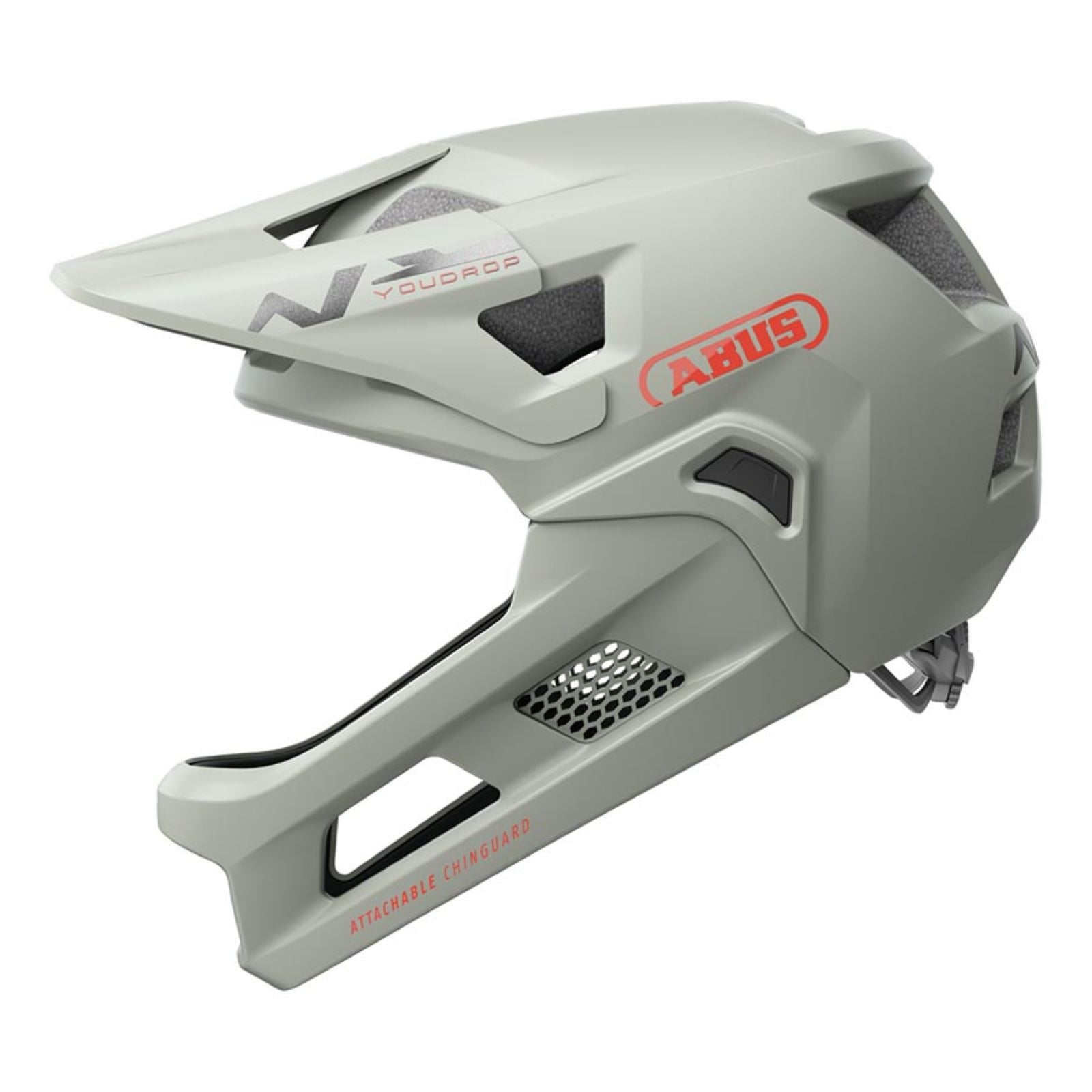 ABUS YouDrop FF Helmet - Chalk Grey - 48 - 55cm - Small [MPN: 98212]_1334490