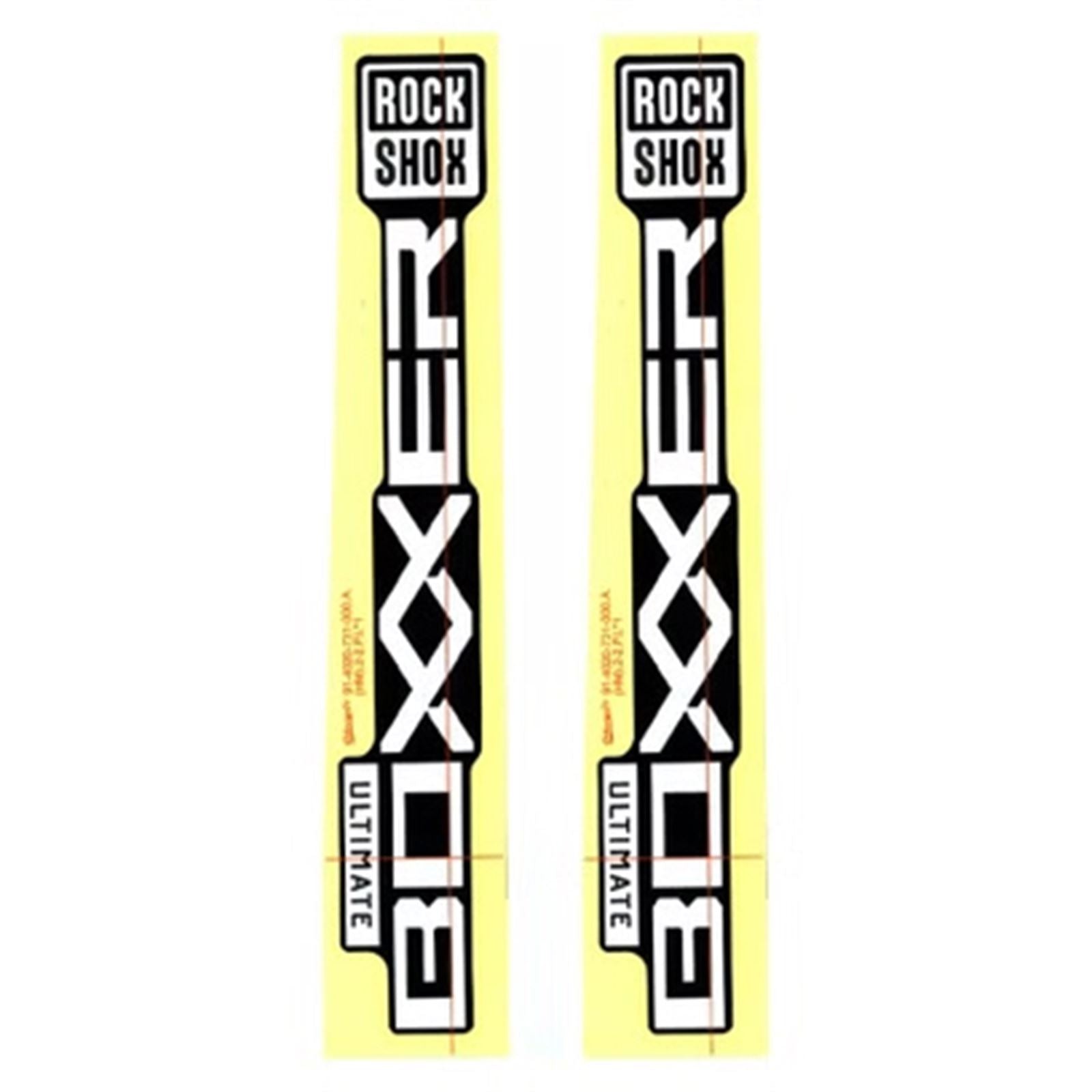 RockShox Decal Kit for BoXXer Ultimate D1 Silver for Gloss - Black 11.4018.105.075_1489734