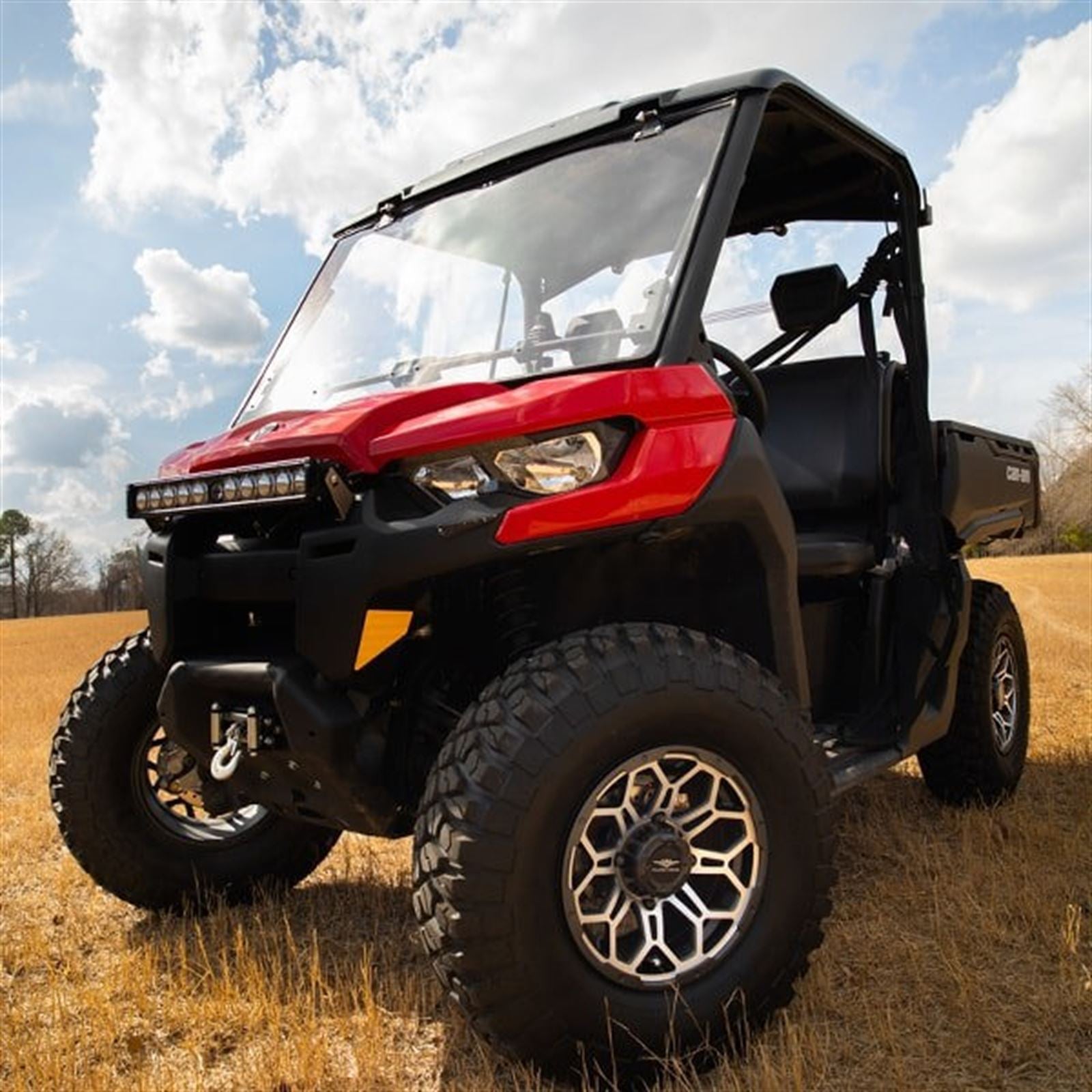 Falcon Ridge Velocity Flip Up Windshield for Can-Am Defender - UV Resistant [MPN: 50-50858KIT]_1734674