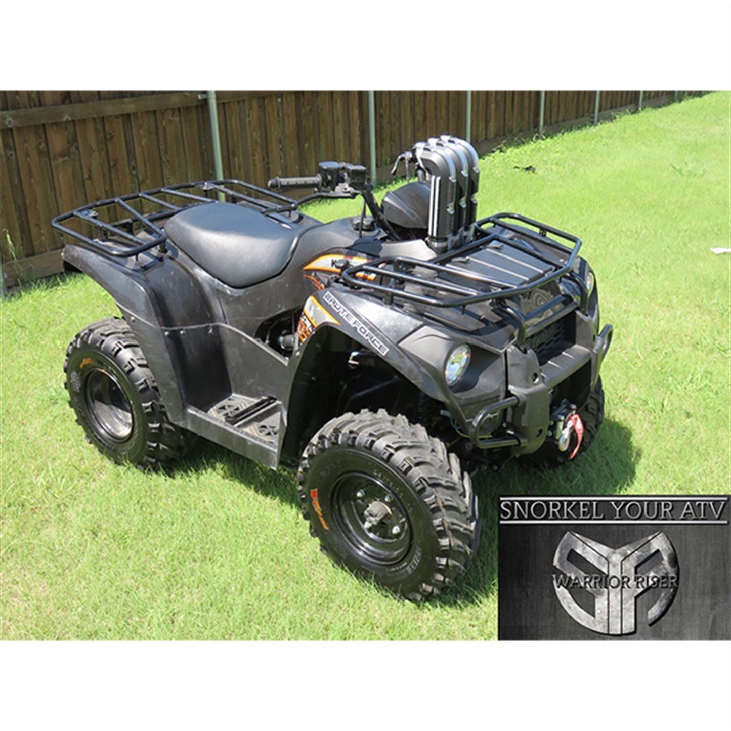 Snorkel Your ATV Warrior Riser Snorkel Kit for Kawasaki Brute Force 300 71-11222_1726300