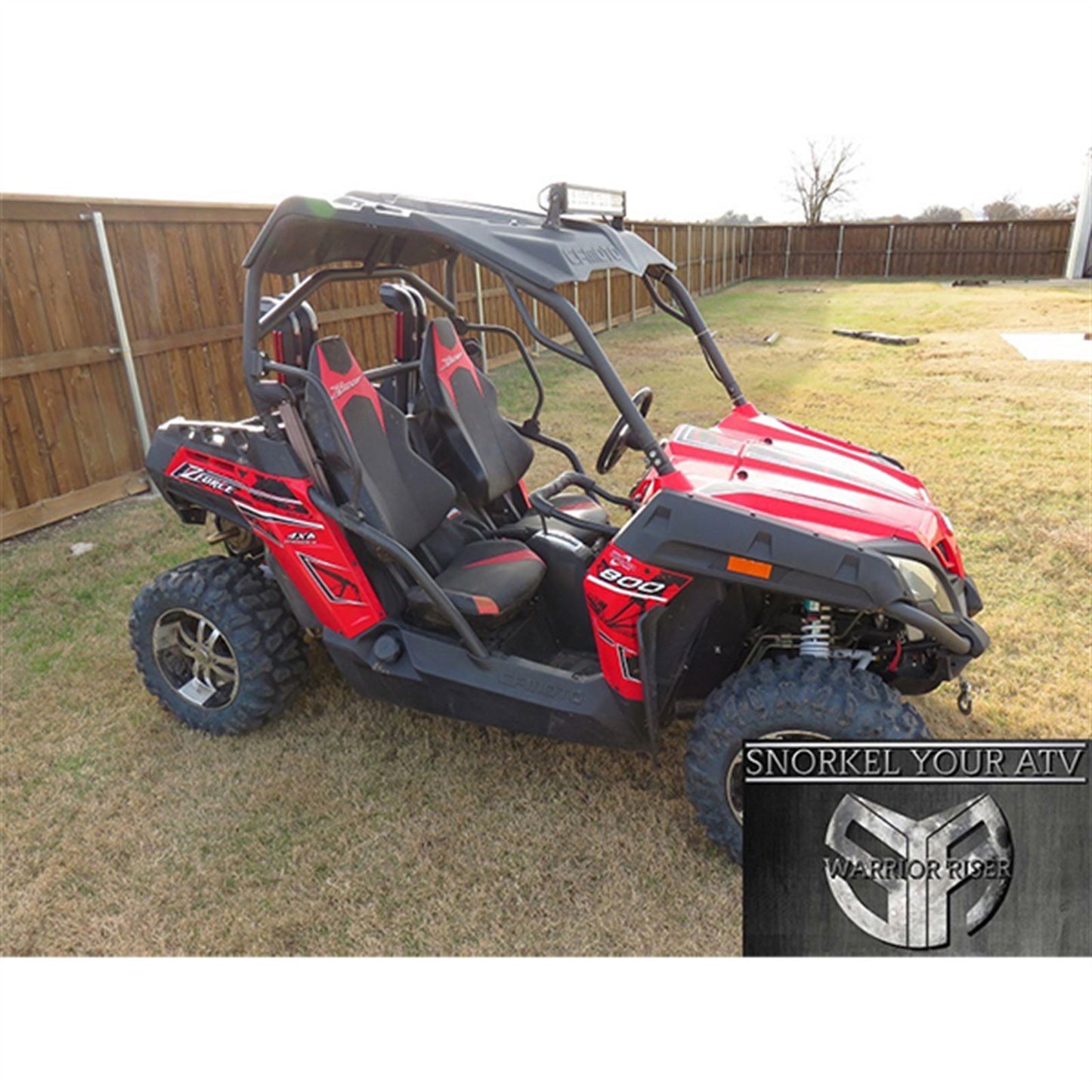 Snorkel Your ATV Warrior Riser Snorkel Kit for CF Moto 800/1000 Z Force 71-11229_1726463