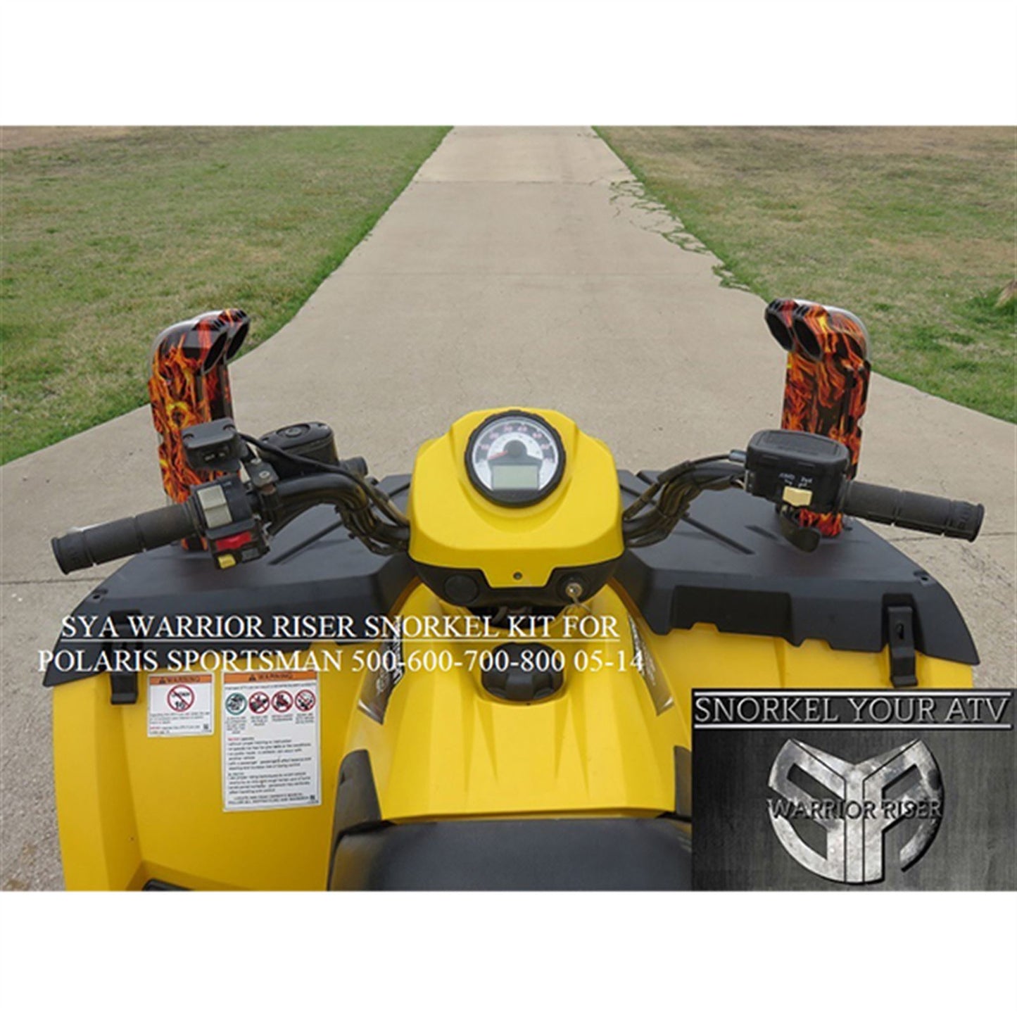 Snorkel Your ATV Warrior Riser Snorkel Kit for Polaris Sportsman 71-11320_1729025