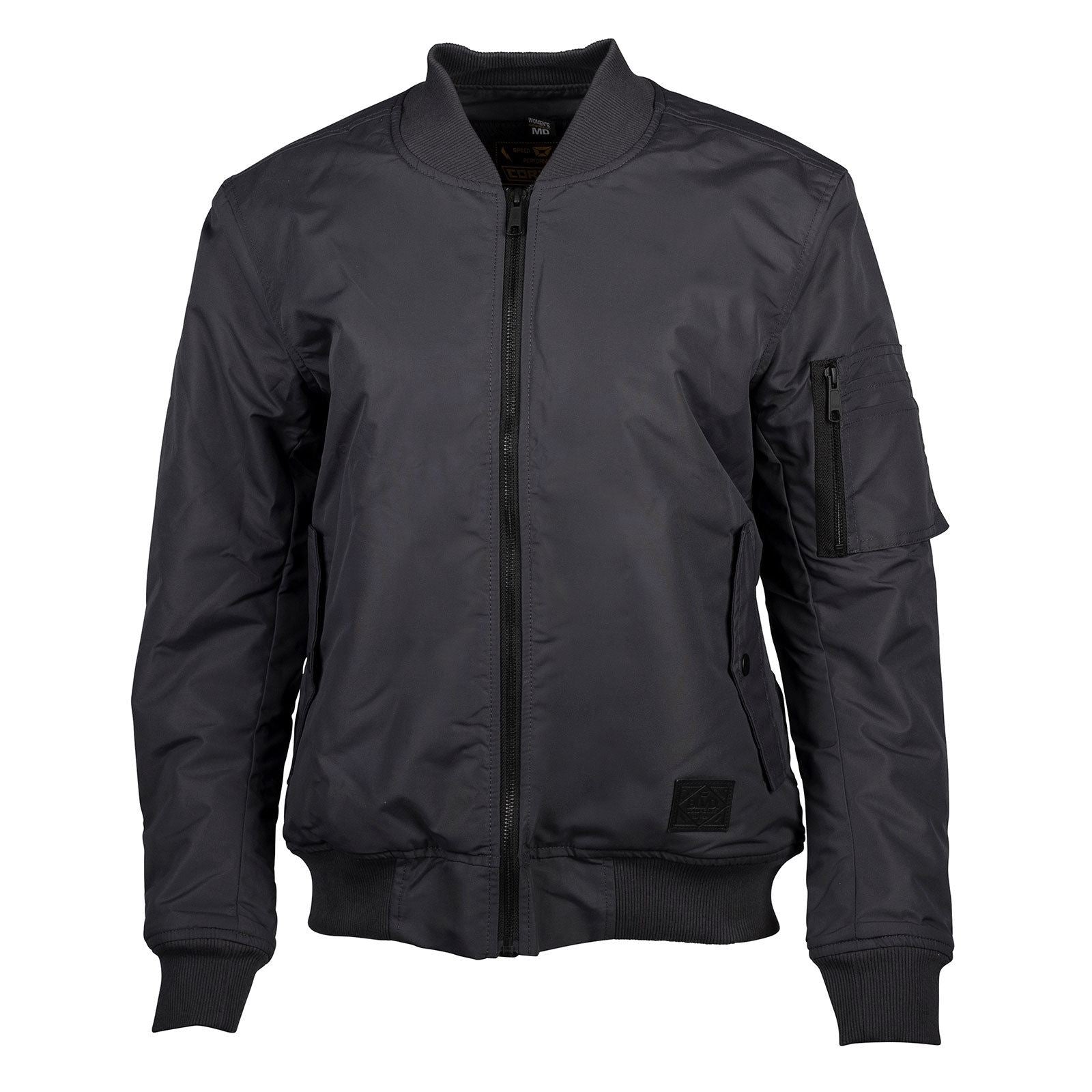 Cortech Women's Wildcat Bomber Jacket - Gunmetal Grey_1378473