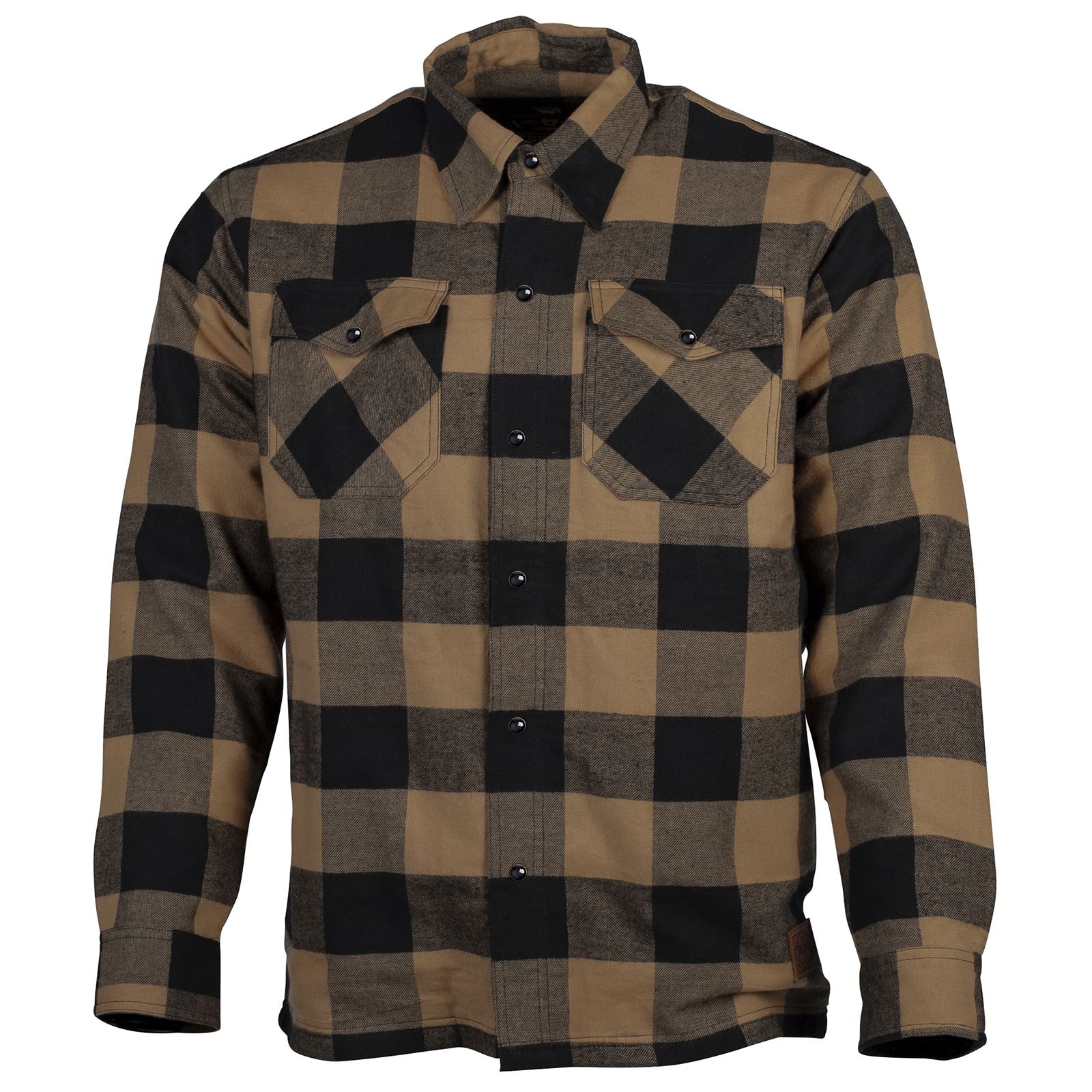 Cortech Bender Riding Flannel Shirt - Brown_1378522