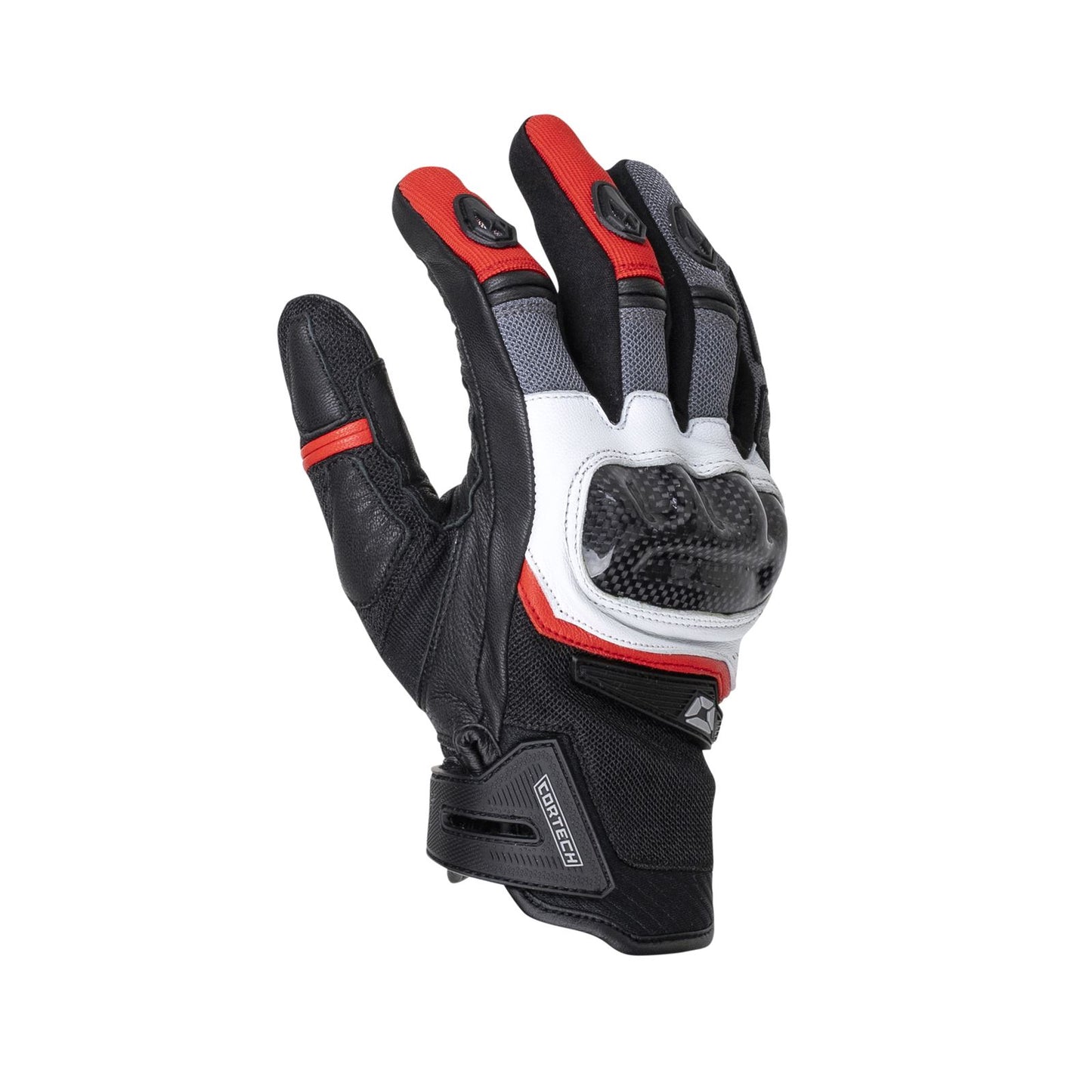 Cortech Sonic-Flo Gloves - Red/White_1380020