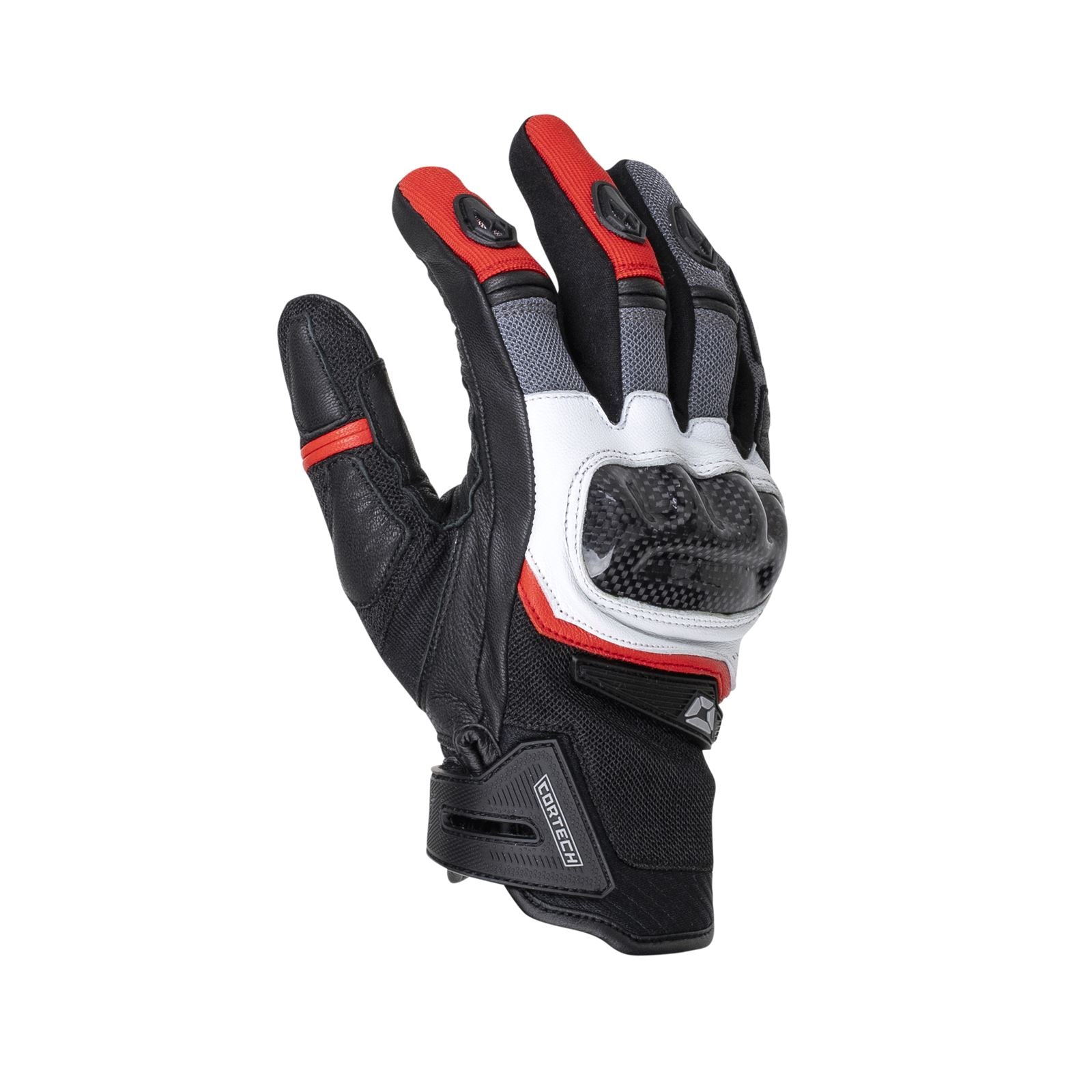 Cortech Sonic-Flo Gloves - Red/White_1380020
