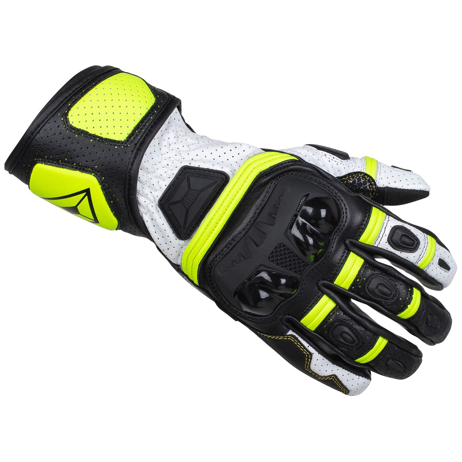 Cortech Chicane V1 RR Gloves - Hi-Vis/Black - Small [MPN: 8342-0113-04]_1984422