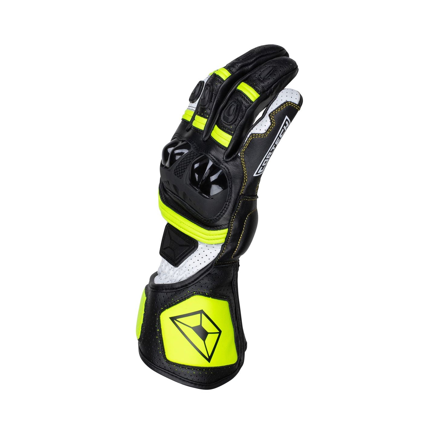 Cortech Chicane V1 RR Gloves - Hi-Vis/Black - Small [MPN: 8342-0113-04]_1984880
