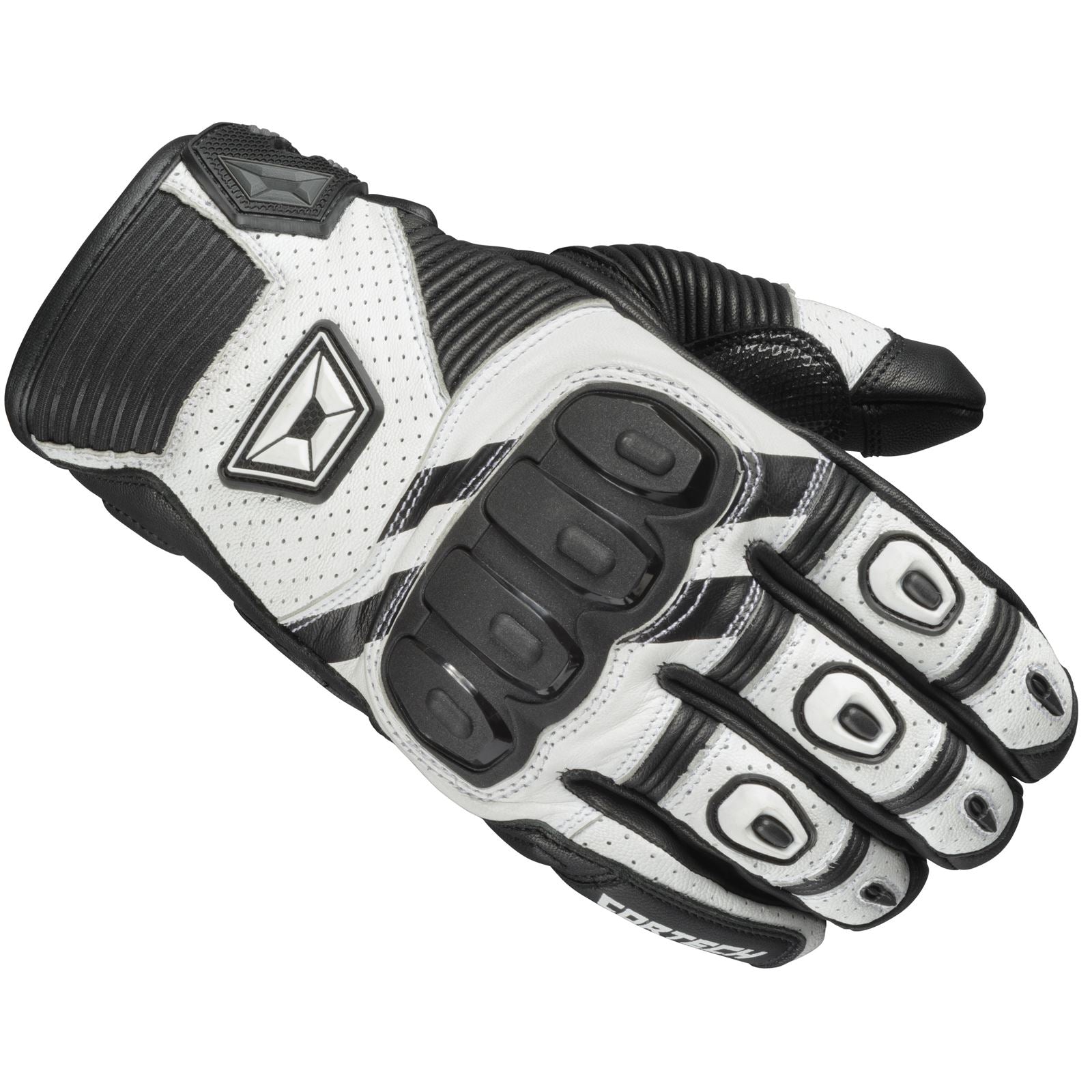 Cortech Men's Manix ST Gloves - Black/White_1384995