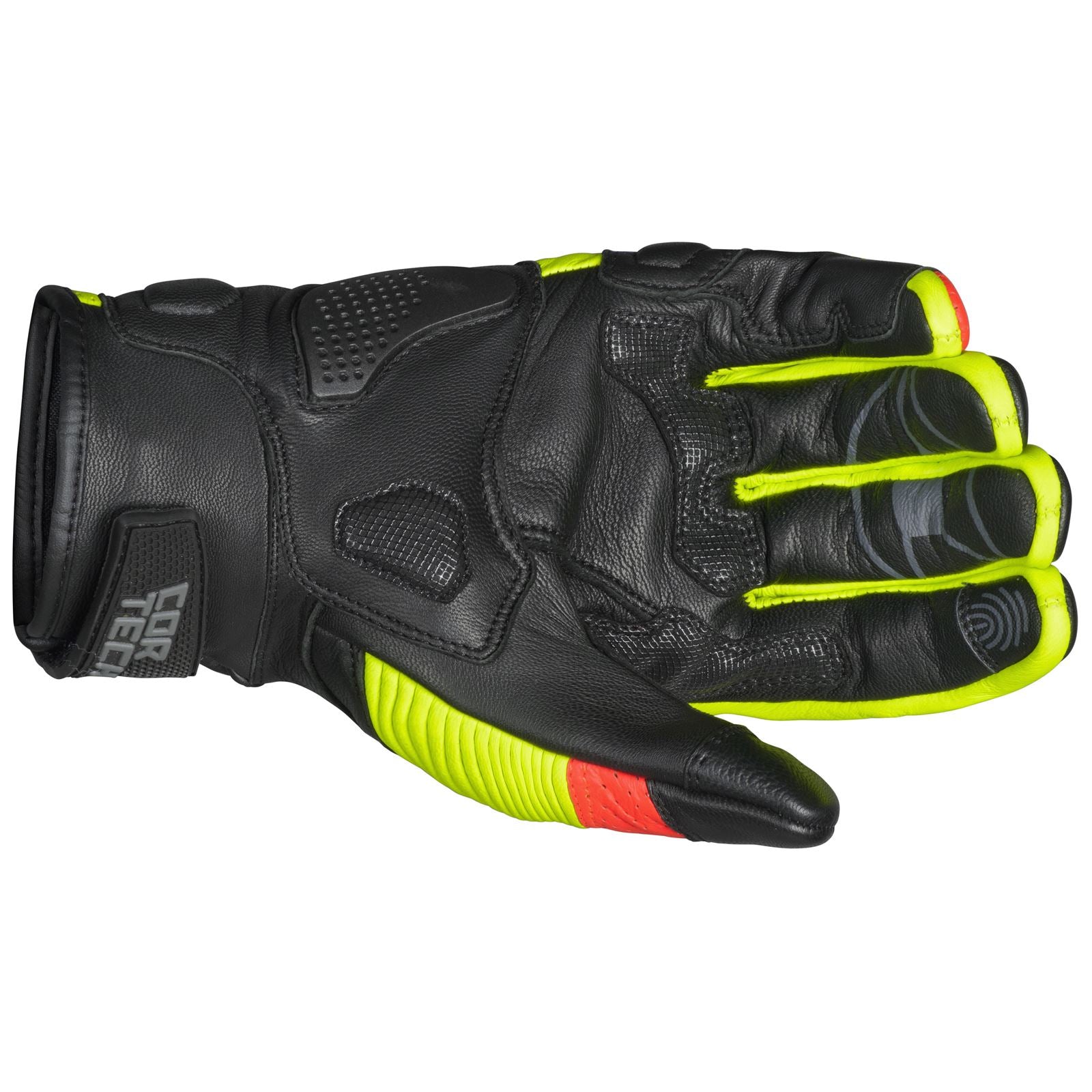 Cortech Men's Manix ST Gloves - Red/Hi-Viz_1385023