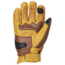 Cortech Bully Short Cuff Leather Gloves - Gold/Brown_1383687