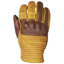 Cortech Bully Short Cuff Leather Gloves - Gold/Brown_1383688