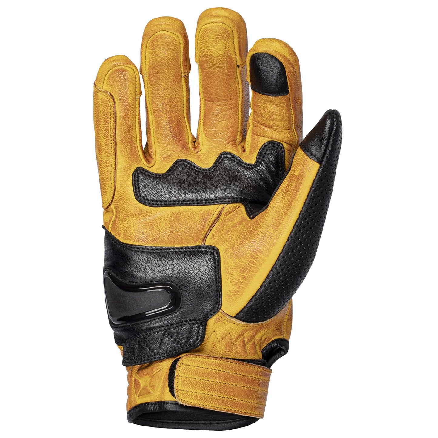 Cortech Bully Short Cuff Leather Gloves - Gold/Black_1383699