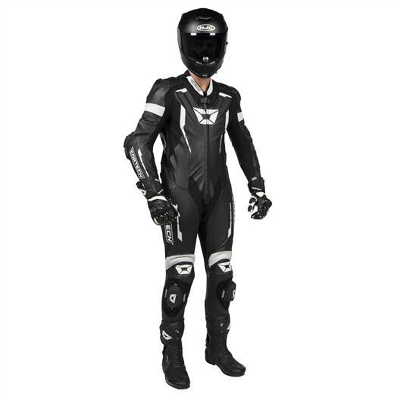 Cortech Sector Pro Air 1-Piece Leather Suit - Black/White - XL OPEN BOX [MPN: 8870-0109-07]_1783740