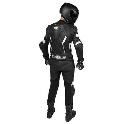 Cortech Sector Pro Air 1-Piece Leather Suit - Black/White - XL OPEN BOX [MPN: 8870-0109-07]_1783741