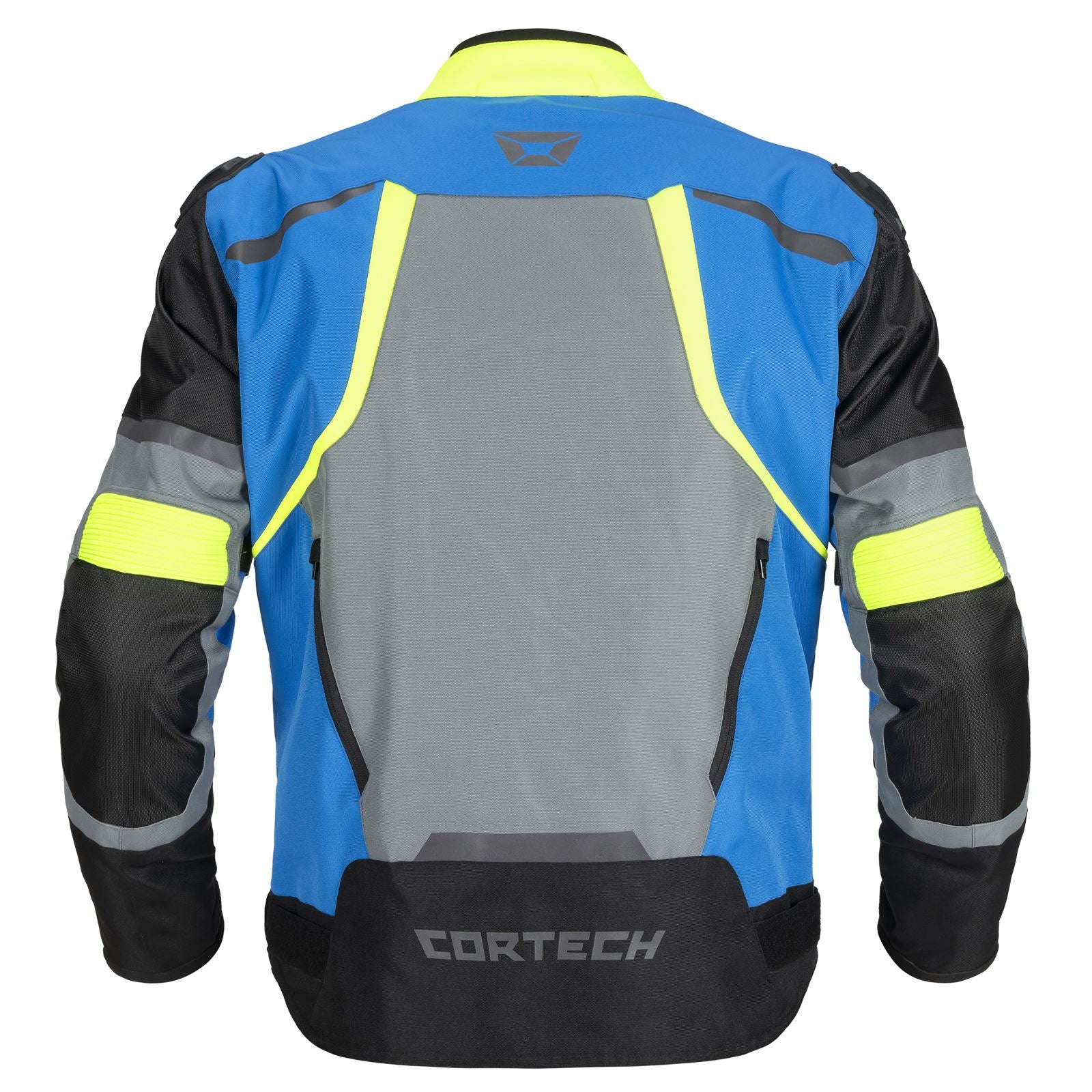 Cortech Hyper-Tec Jacket - Blue/ Hi-Viz/ Gunmetal_1381034
