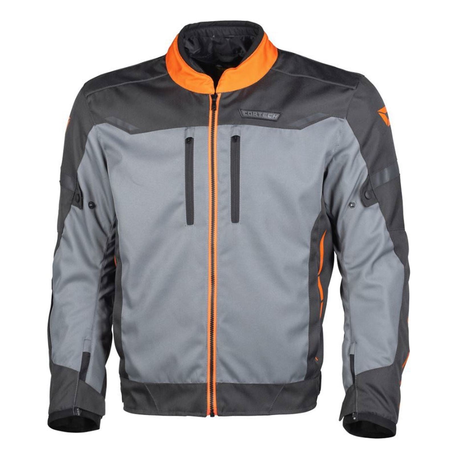 Cortech Men's AeroTec Jacket - Gunmetal Grey/Orange_1378367