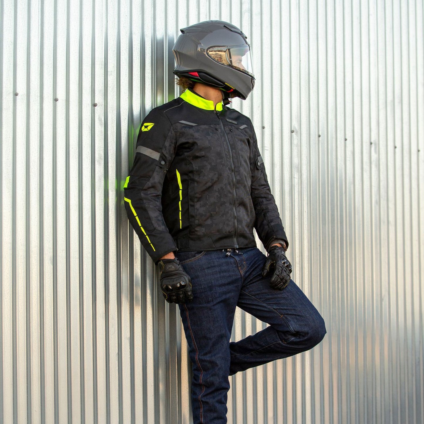 Cortech Aero-Tec Jacket - Black/Camo/Hi-Viz_1545641