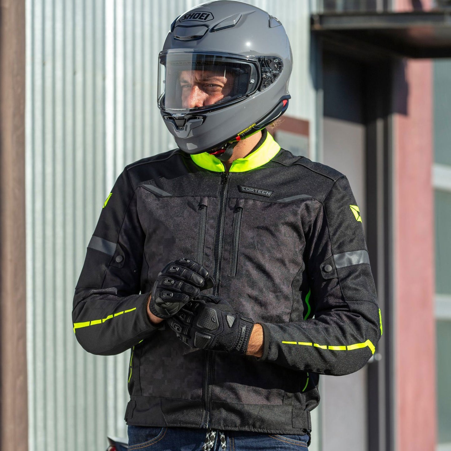Cortech Aero-Tec Jacket - Black/Camo/Hi-Viz_1545610