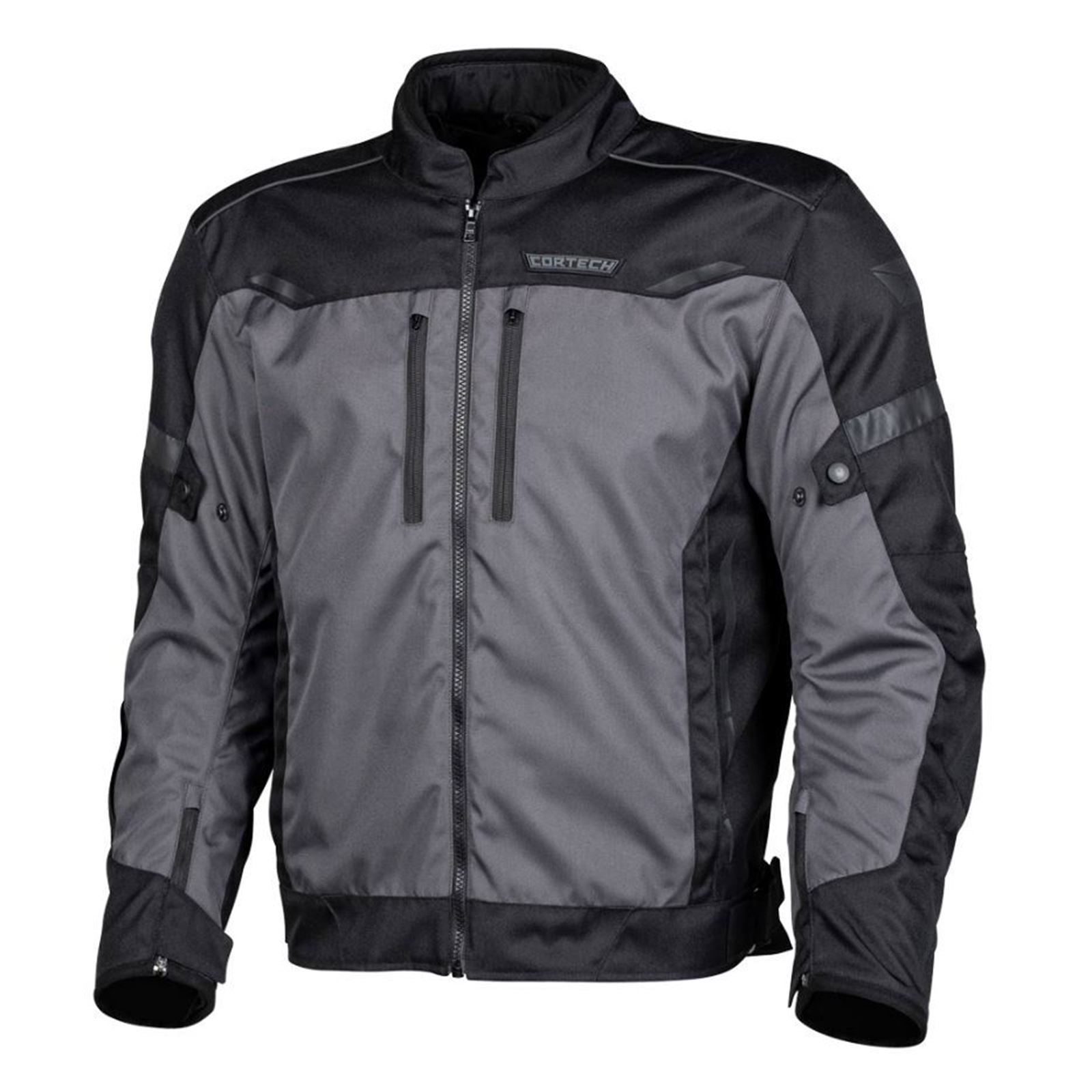 Cortech Men's AeroTec Jacket - Black/Gunmetal Grey - Large [MPN: 8918-0117-06]_1378374