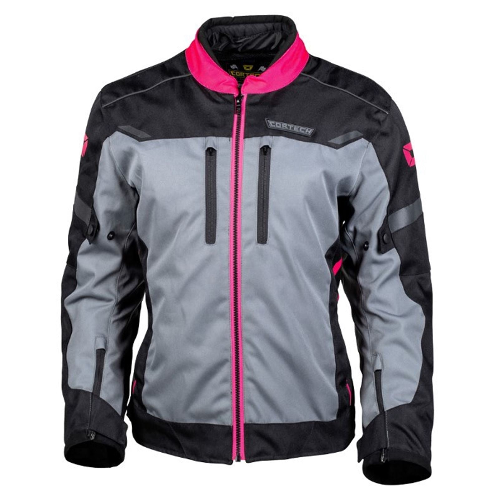 Cortech Women's Aero-Tec Jacket - Black/Rubine/Gunmetal Gray_1545649