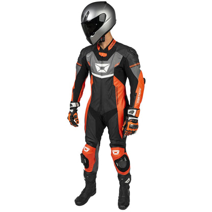 Cortech Men's Revo Sport Air 1-Piece Suit - Red/Gunmetal_1384734