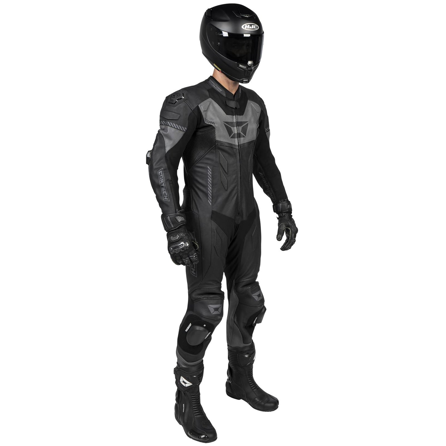 Cortech Men's Revo Sport Air 1-Piece Suit - Black/Gunmetal_1384755