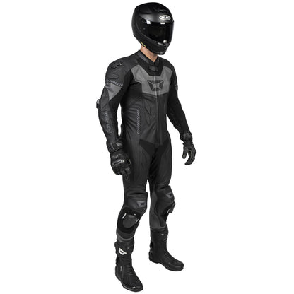 Cortech Men's Revo Sport Air 1-Piece Suit - Black/Gunmetal_1384755