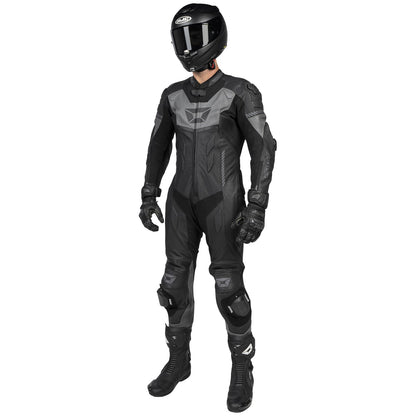 Cortech Men's Revo Sport Air 1-Piece Suit - Black/Gunmetal_1384754