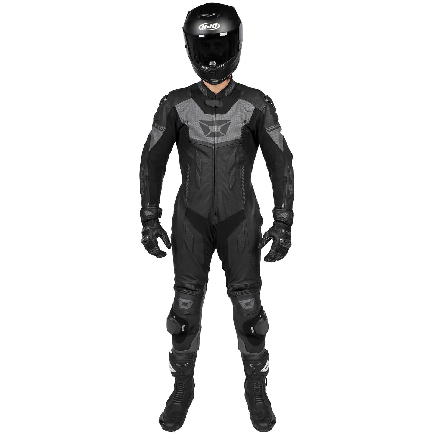 Cortech Men's Revo Sport Air 1-Piece Suit - Black/Gunmetal_1384753