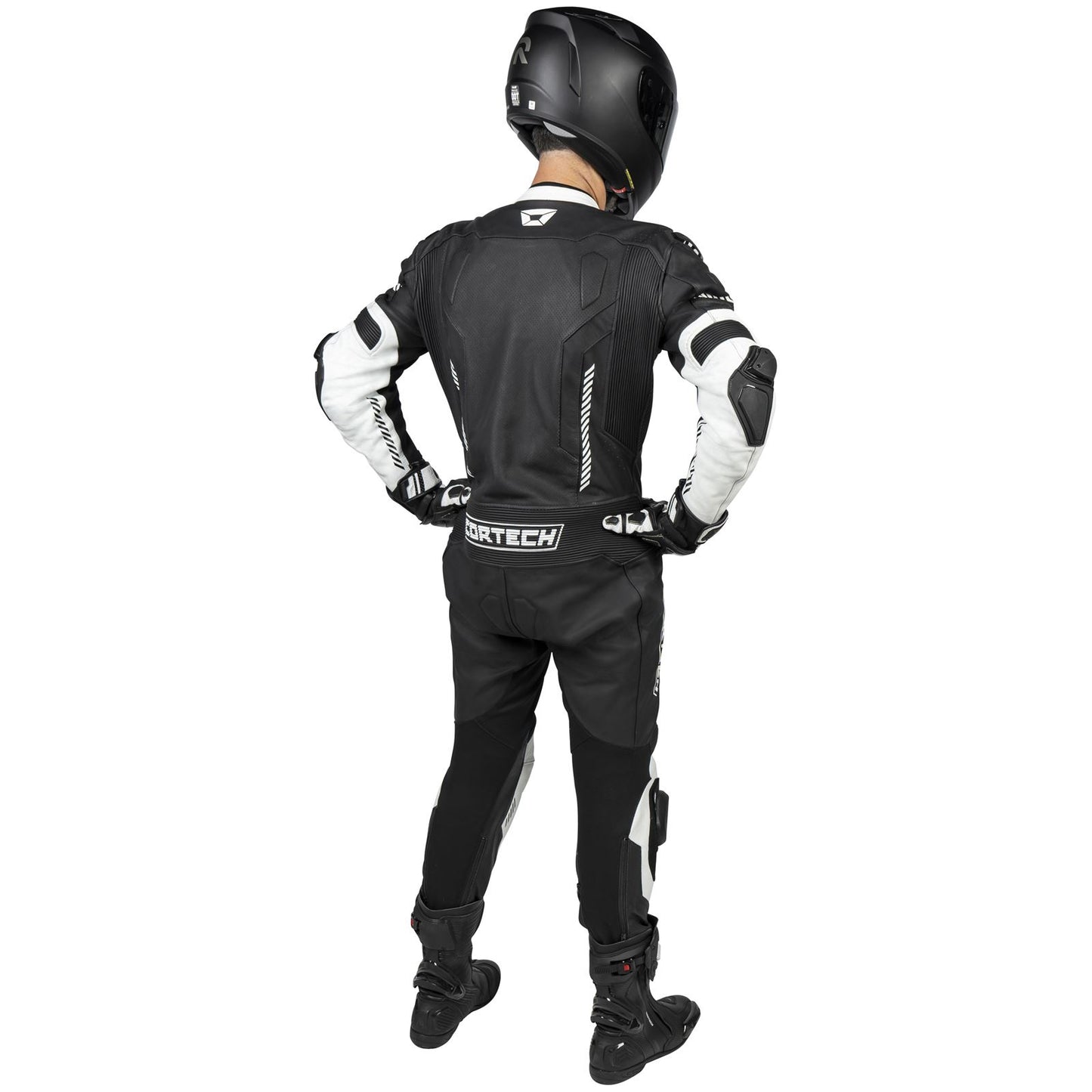 Cortech Men's Revo Sport Air 1-Piece Suit - Black/White_1384794
